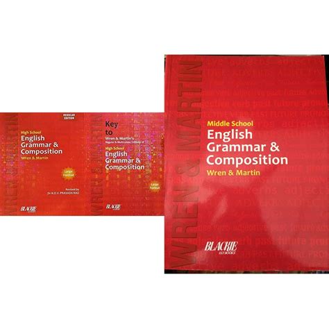 Buy High School Wren and Martin English Grammar and Composition + Key ...