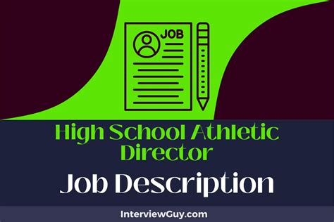 High School Athletic Director Job Description [Updated for 2025]