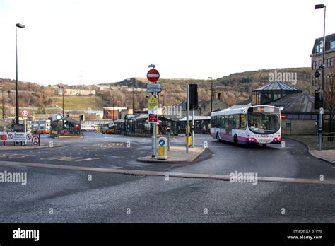 Bus Station, Halifax, West Yorkshire Stock Photo - Alamy