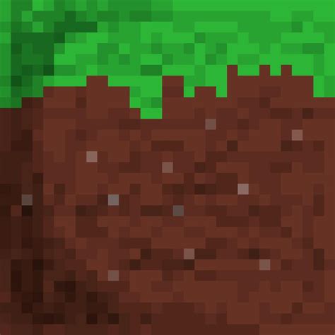 Grass block pixel art i made : r/Minecraft