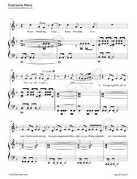 Bleeding Love-Leona Lewis- Free Piano Sheet Music & Piano Chords