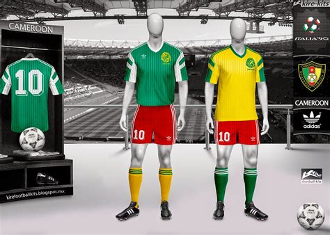 Kire Football Kits: Cameroon kits World Cup 1990