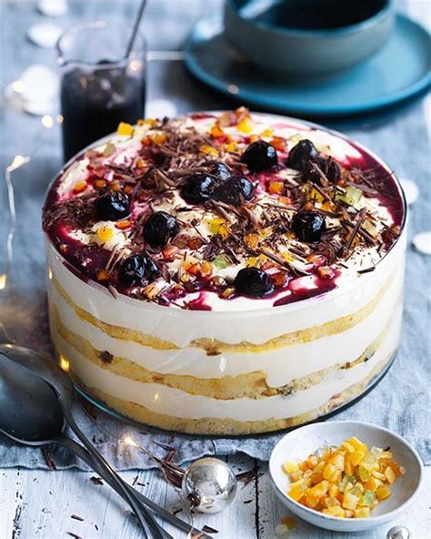 No Bake Cherry, Panettone And Mascarpone Trifle recipe by Adam Liaw | The Feedfeed