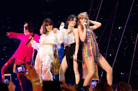 Taylor Swift, Camila Cabello and Charli XCX Perform 'Shake It Off' on the Opening Night of the ...