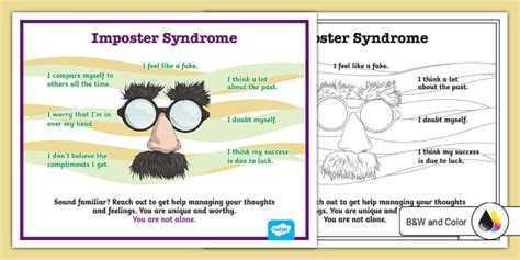 Imposter Syndrome Poster - Twinkl USA (teacher made)