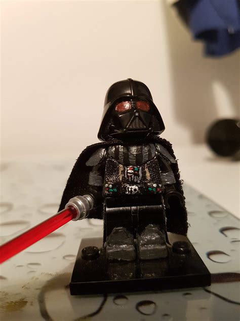 Custom lego darth vader minifigure | Star Wars Amino