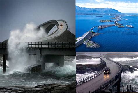 Bridge Road Storseisundet Atlantic (Atlanterhavsveien), Norway. | Scary bridges, Places to ...