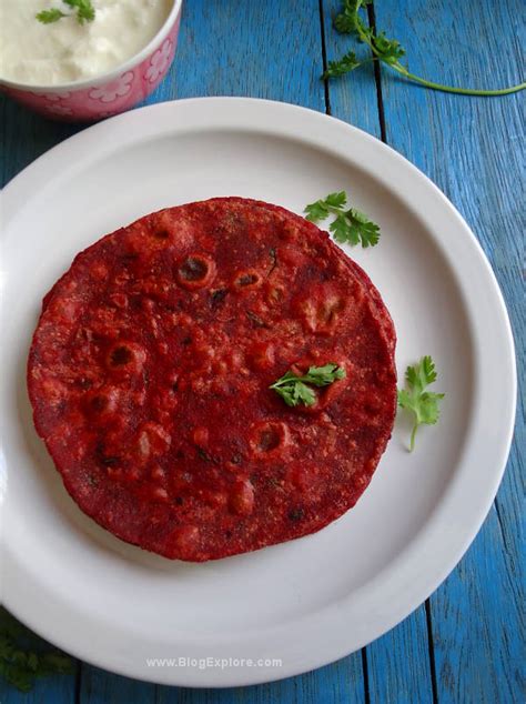 Beetroot Paratha - Indian Recipes - Blogexplore