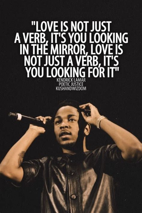 Love is not just a verb, it is you looking in the mirror... Don't ...