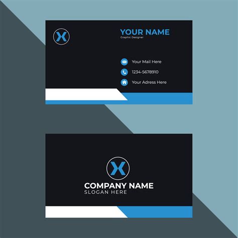 Personalized business card design 27606328 Vector Art at Vecteezy