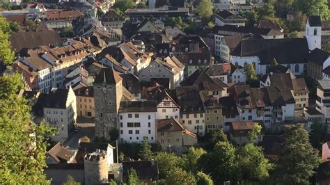 Above the town of Brugg Switzerland - YouTube