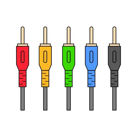 20+ Rca Cable Colors Stock Illustrations, Royalty-Free Vector Graphics ...