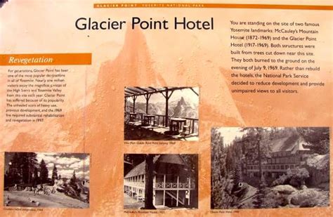 The Glacier Point Hotel was a historic 80-room chalet-style hotel built on the grounds of ...