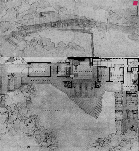 Frank Lloyd Wright Rosenbaum House Floor Plan - House Design Ideas