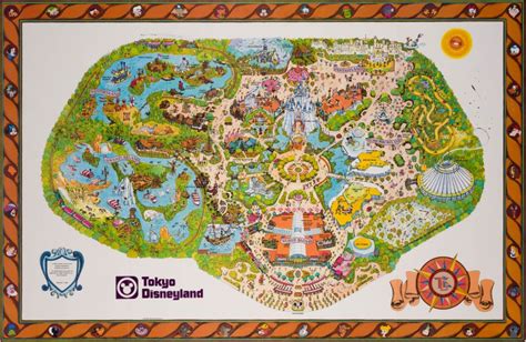 1980 Tokyo Disneyland Pre-Opening Map - ID: jun22004 | Van Eaton Galleries