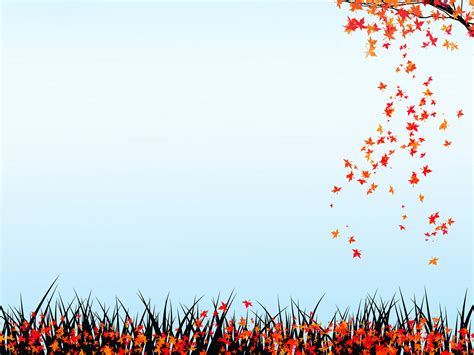 Fall Themed Powerpoint Templates