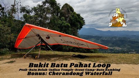 Paragliding at Bukit Batu Pahat, Kuala Kubu Bharu | Extra: Cherandung Waterfall - YouTube