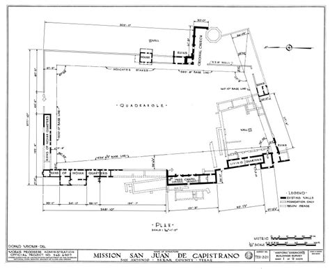 Mission San Juan de Capistrano Site Plan | ClipPix ETC: Educational ...