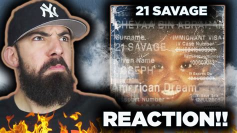 IS THIS ALBUM HARD? | 21 Savage - redrum (REACTION!!) - YouTube