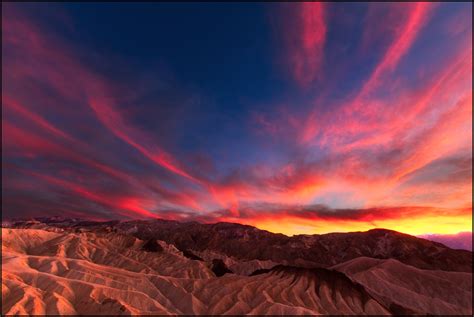 Death Valley | Sunset at Zabriskie Point in Death Valley, Ca… | Flickr