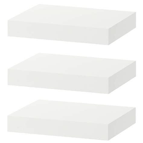 IKEA Floating Wall Lack Shelf White - Home Decor Stack of 3 Shelves ...