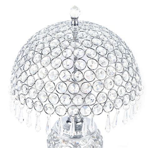 Crystal Table Lamp Modern Bedside Lamp for Bedroom Dimmable E27 Bulb Included | eBay