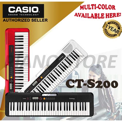 Casio CT-S200 61 Keys Standard Keyboard Music Piano CTS200 with ...