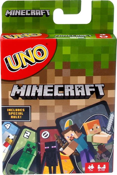 UNO Minecraft jeu de société et de cartes, FPD61: Amazon.fr: Jeux et Jouets