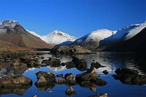 Wasdale with Great Gable just left of centre. | Cumbria lake district, Lake district, Lake ...