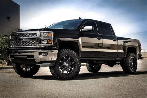 2014 Chevy Silverado Black Wheels