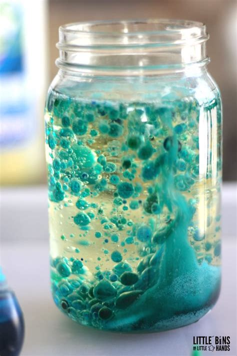 Lava Lamp Experiment For Earth Day - Little Bins for Little Hands