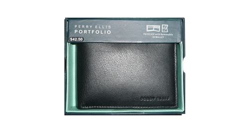 Men's Leather Wallet & Belt Set | Perry Ellis