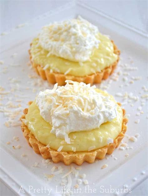 Coconut Cream Tarts - A Pretty Life In The Suburbs