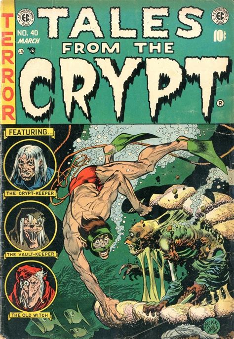 TFC #40 (1954) | Horror comics, Tales from the crypt, Comics