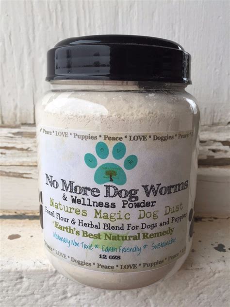 Natural Dog & Puppy Dewormer Dog Worm Treatment Dog Wormer | Worms in dogs, Essential oils dogs ...