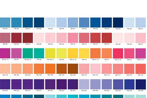 Pantone Color Chart Pdf | Template Business