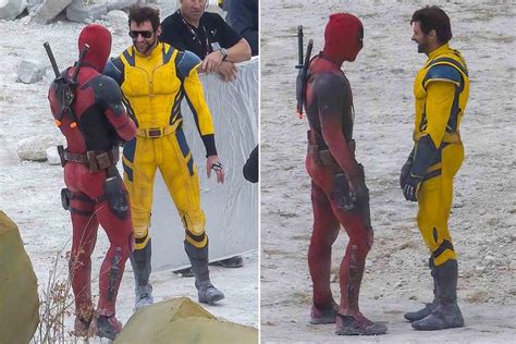 Ryan Reynolds and Hugh Jackman Show Off Their 'Deadpool 3' Costumes in ...