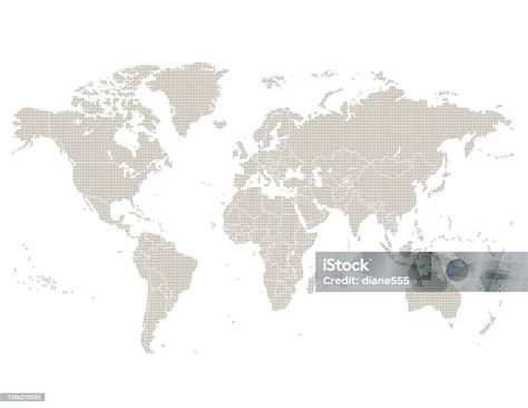 Ilustración de Mapa Mundial Con Fronteras De Países y más Vectores ...