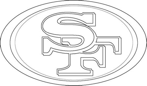 49ers Logo Coloring Page - BillyecKing