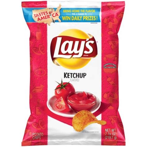 Lay's Ketchup Flavored Potato Chips, 7.75 oz - Fry’s Food Stores