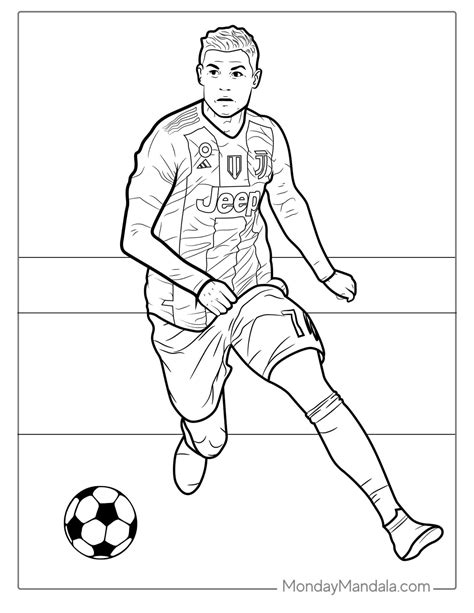 20 Ronaldo Coloring Pages (Free PDF Printables)