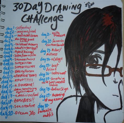 30 Day Drawing Challenge. by AiruSama on DeviantArt