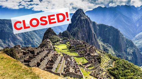 Peru's Civil Unrest Forces Closure Of Iconic Machu Picchu - swedbank.nl