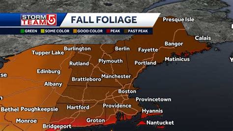 Massachusetts, New England fall foliage forecast