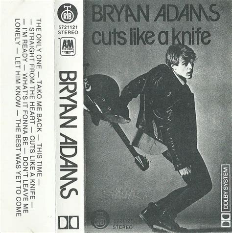 Bryan Adams - Cuts Like A Knife (Cassette, Album) | Discogs