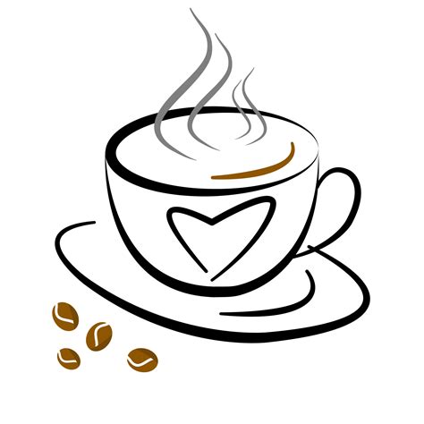 Coffee Cup Clipart Heart