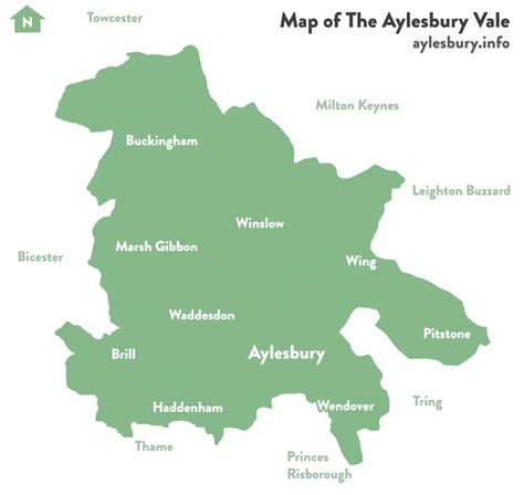 Interactive Map of Aylesbury & The Aylesbury Vale (Bucks.)