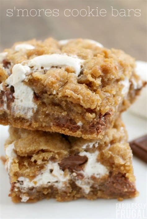 Easy S'mores Cookie Bars Recipe | Recipe | Cookie bar recipes, Cookie bars, Bars recipes