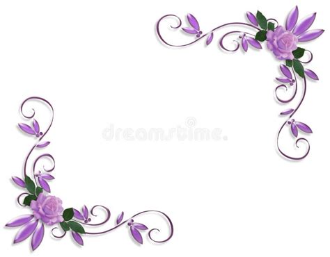 Purple Swirl Corner Border | www.pixshark.com - Images Galleries With A ...