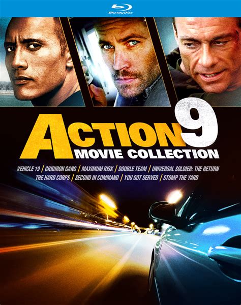 Best Buy: 9 Action Movie Collection [Blu-ray]